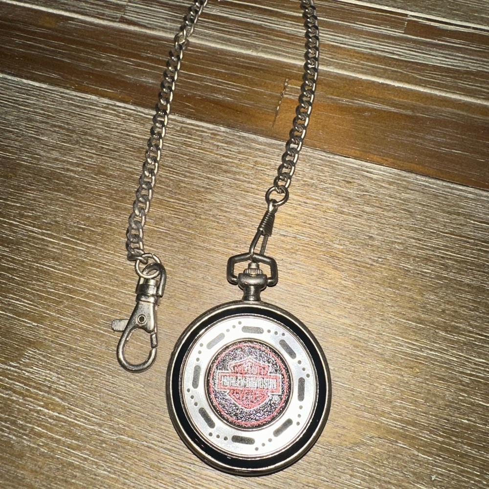 Harley-Davidson Pocket Watch with Chain
